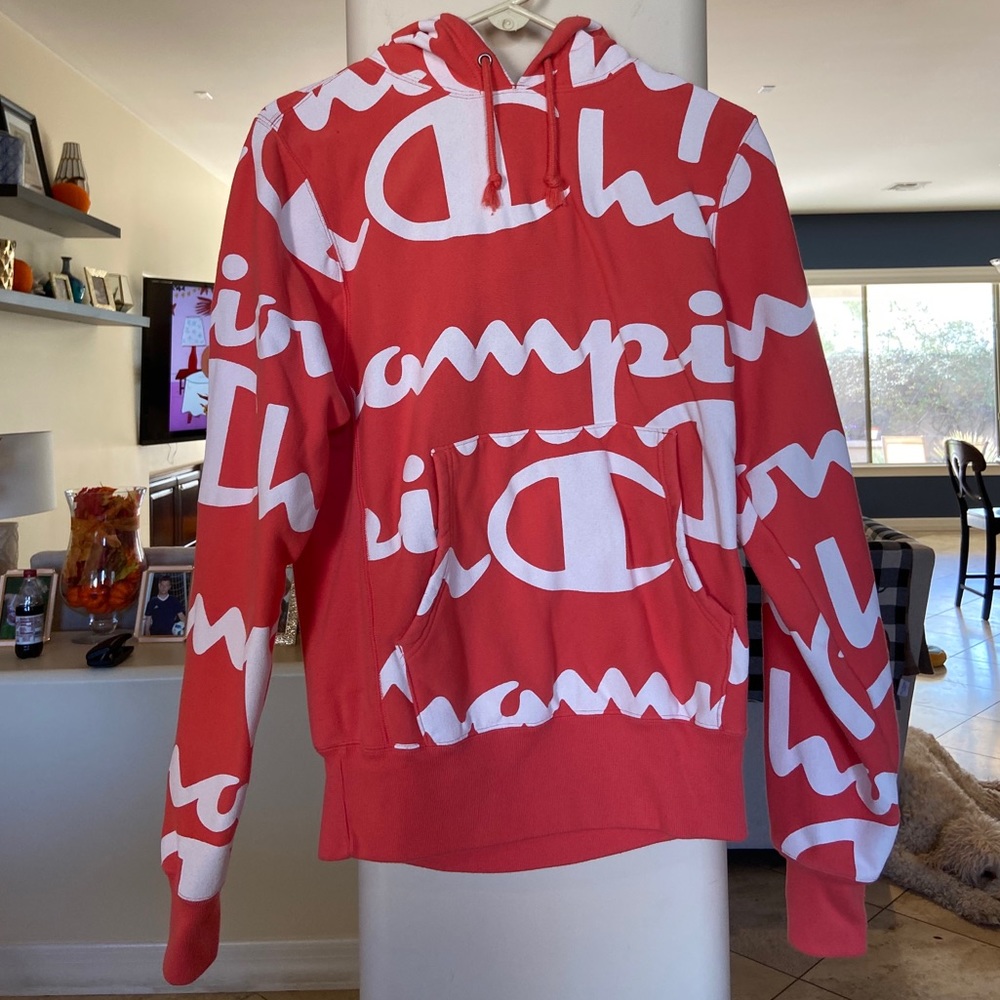 Orange Champion Hoodie